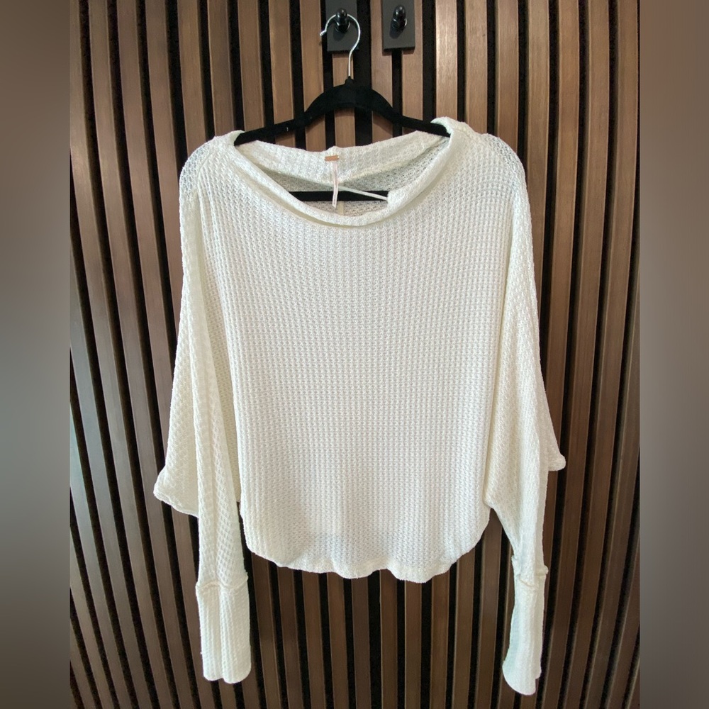 Free People | Long Sleeve Top | Size M | White